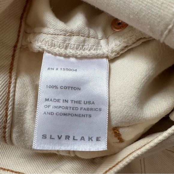 SLVRLAKE Beige Straight Jeans Size 26 - Picture 8 of 8